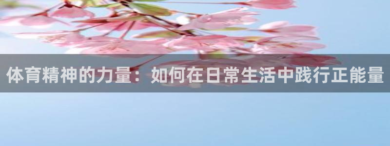 MK体育官网下载平台是正规平台吗知乎：体育精神的力量：如何在